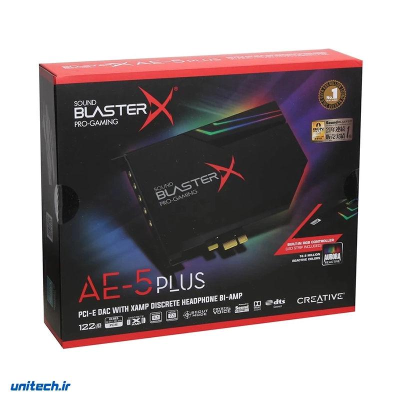 کارتصداکریتیومدلSoundBlasterX AE5Plus (1)